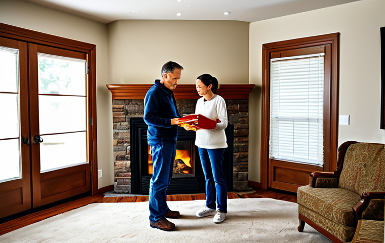화재안전관리기술자의 경력 관리 전략 - Home Fire Safety**

"A family is practicing a fire drill in their fully furnished, modest home, safe...