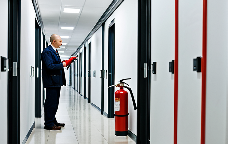 화재안전관리 직무에서의 성과 분석 및 개선 - Fire Safety Inspection**

"A professional fire safety inspector, fully clothed in appropriate work a...