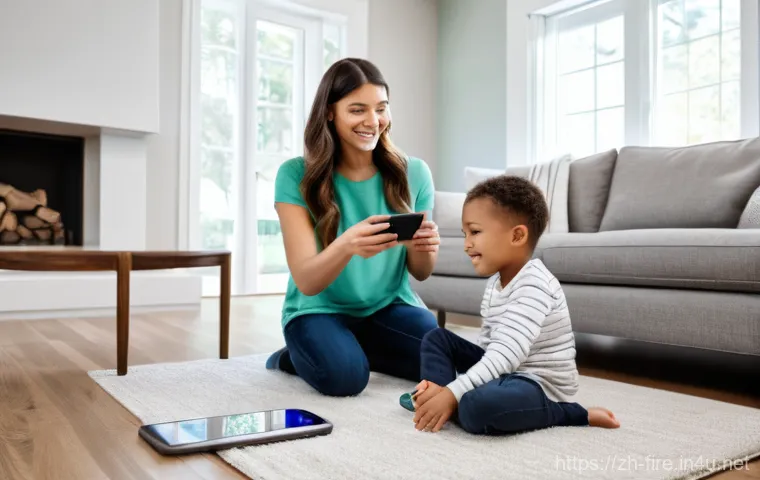 화재안전관리 관련 컨퍼런스 정보 - Image Prompt 1: Smart Home Fire Prevention**