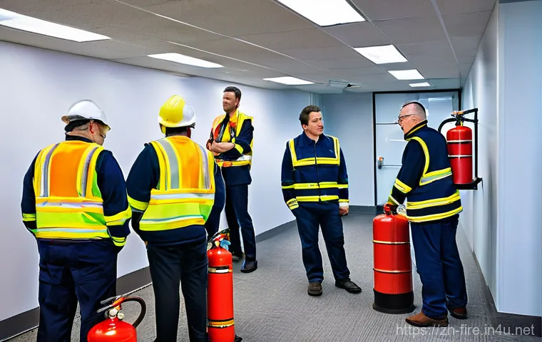 화재안전관리 기술자의 1년 업무 계획 세우기 - **Prompt:** A sleek, advanced smart fire safety system in operation within a clean, high-tech indust... 화재안전관리 기술자의 1년 업무 계획 세우기 - **Prompt:** A sleek, advanced smart fire safety system in operation within a clean, high-tech indust...