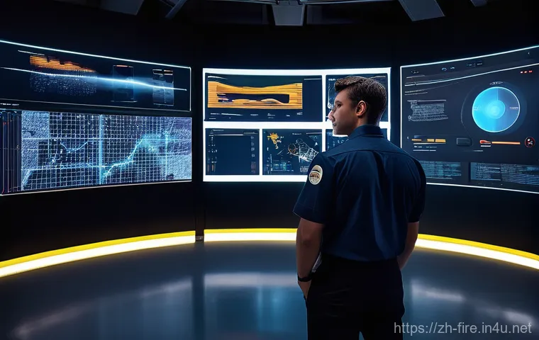 화재안전관리기술자 자격증 최신 동향 - **Prompt 1: The Modern Fire Safety Command Center**
    "A highly detailed, professional depiction o...