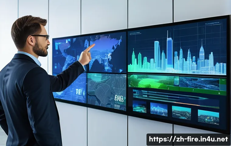 화재안전관리 직무에서의 목표 달성 전략 - **Prompt for Smart Fire Safety Control Center:**
    "A highly detailed, realistic, and futuristic i...