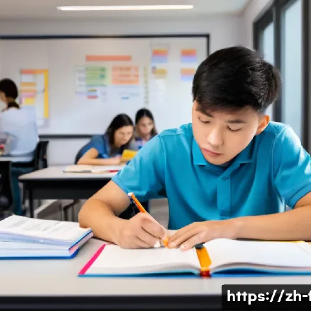 화재안전관리 기술자의 자격증 취득 전략 - A modern study room scene featuring a young Chinese adult focused on preparing for the Fire Safety M...